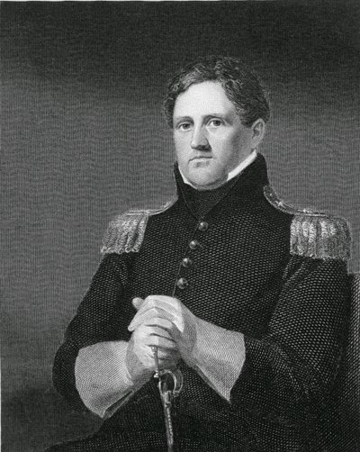 Mayor General Winfield Scott (1786-1866) grabado por William G. Armstrong de Charles Cromwell Ingham